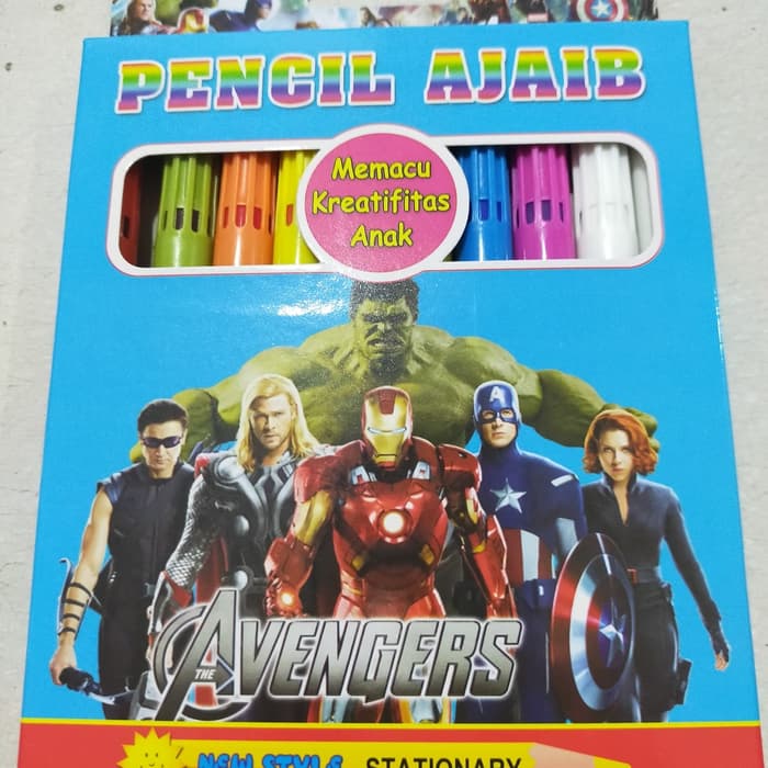 

NEW SPIDOL AIR MAGIC PEN PENSIL AJAIB BISA BERUBAH WARNA BARANG IMPOR