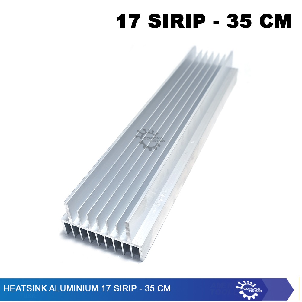 Heatsink Aluminium 17 Sirip - 35 cm