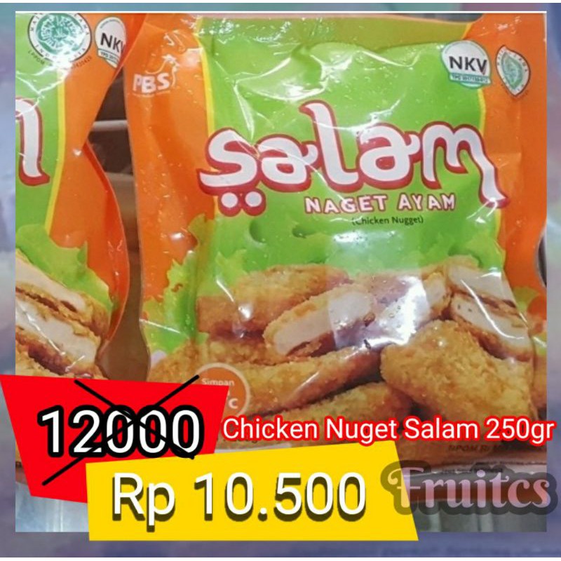 

Nuget Salam 250gr Chicken Nuget