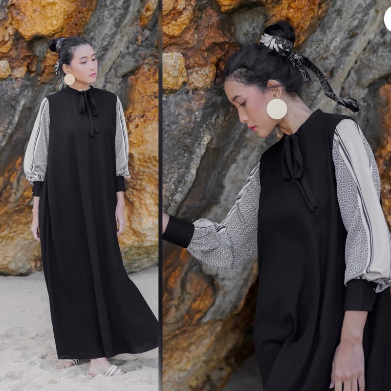 ALEZA LABEL || BIANDRA DRESS BLACK