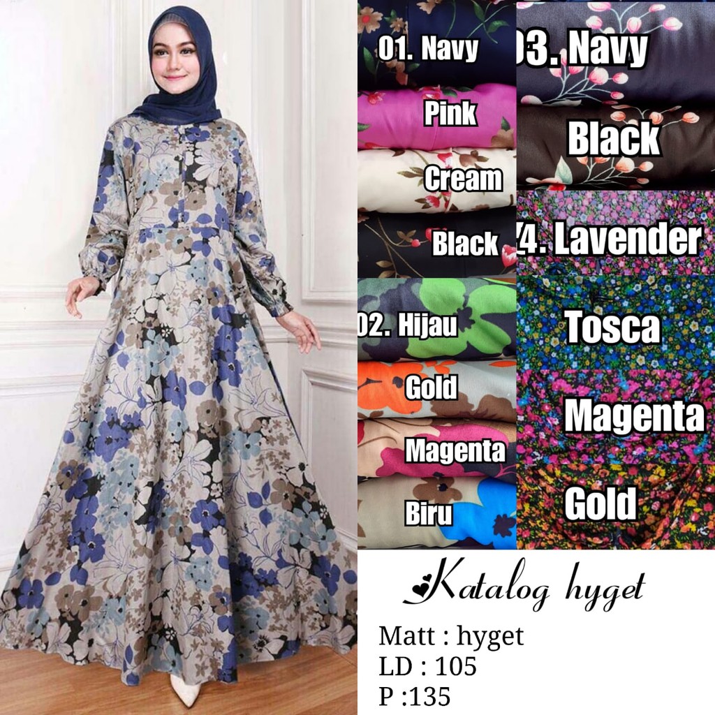 GAMIS HYGET(BUSUI) GAMIS MURAH !!!HRGA GROSIR