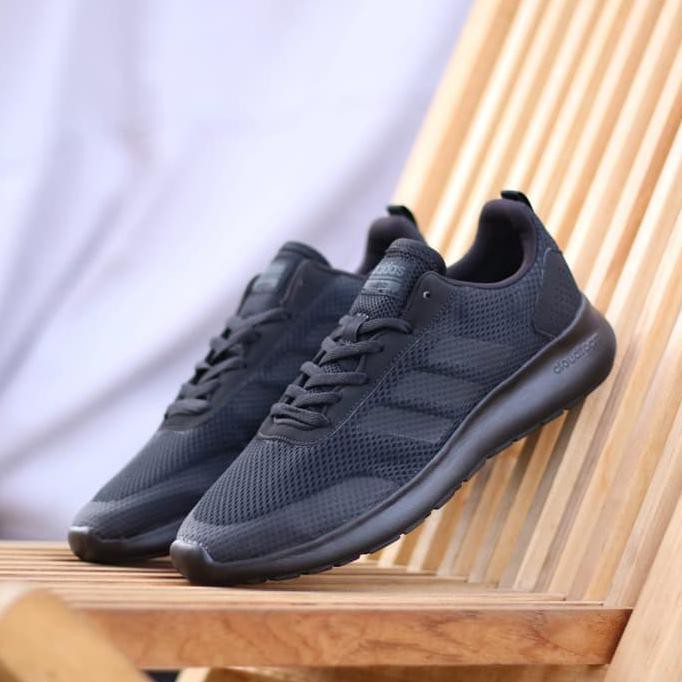 Sepatu Adidas Neo Cloudfoam Race Ultimate Original Full Black