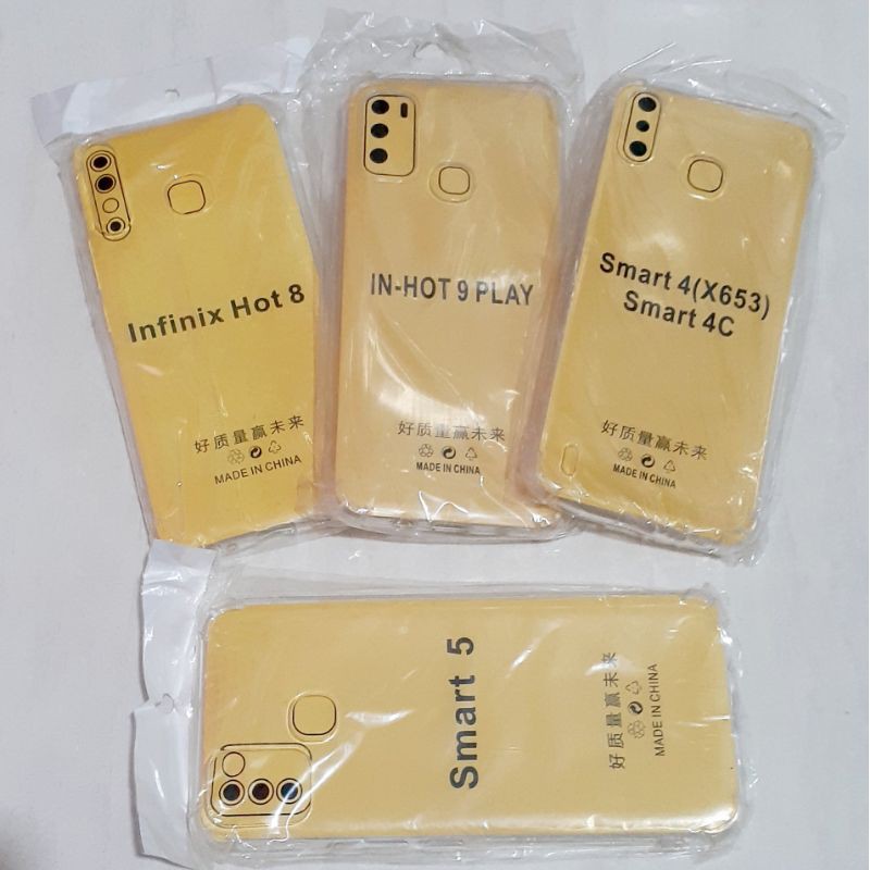 Silicon softcase case bening clear ANTICRACK anti crack Infinix Hot 9 play 8 10s smart 4 5 Asus zenfone max pro m1 m2