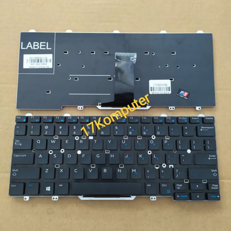 Keyboard Dell Latitude 13 3340 3350 14 5480 5488 7450 7480 7490