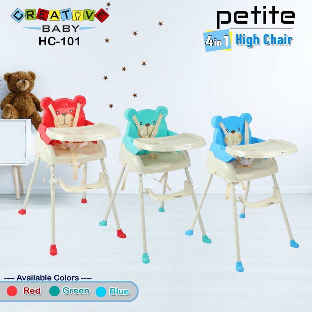 High Chair Creative Baby HC101 / Baby Does Mame 3in1 / Baby Does Mezza / Pliko Velo CX