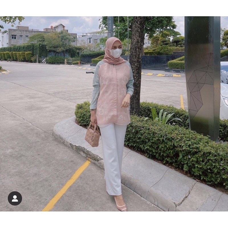 Akitri top Riamiranda RM Saga Raya Collection Lebaran Ria Miranda