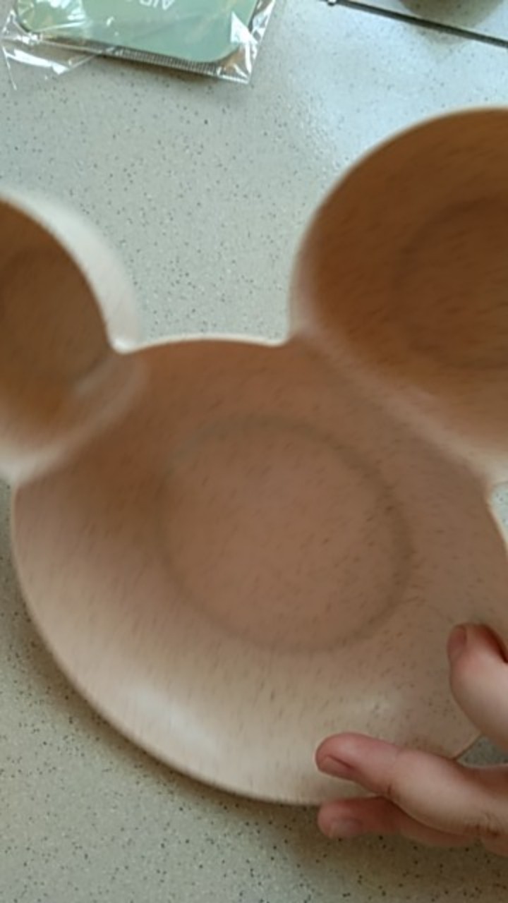 Mangkok Plastik Set Mickey Mouse Bentuk Unik Lucu Anak Murah Mmi