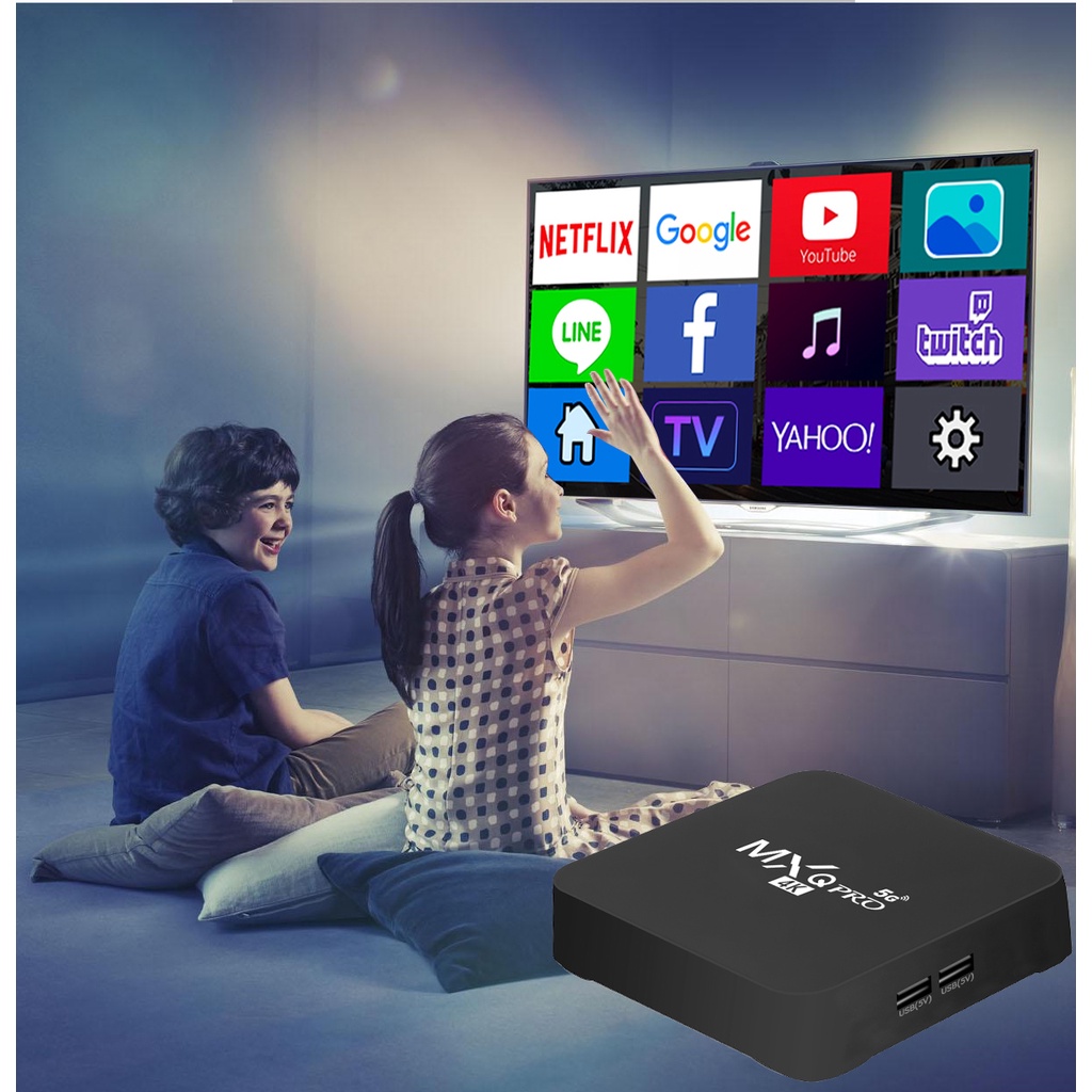 Weyon Sakura STB Androird Tv box RAM 1GB ROM 8GB 5G Wifi Android 10.0 Full Baru Tv Box