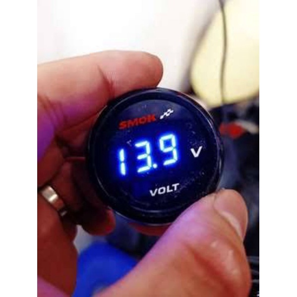 voltmeter digital led BULAT motor mobil 12v