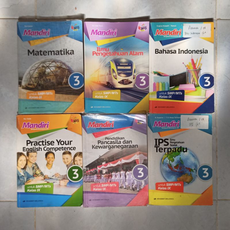 Buku Paket Mandiri Erlangga Kelas 9 SMP