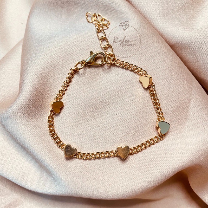 GELANG WANITA FASHION TITANIUM ANTI KARAT RYFERJEWELRY RJG0024-3