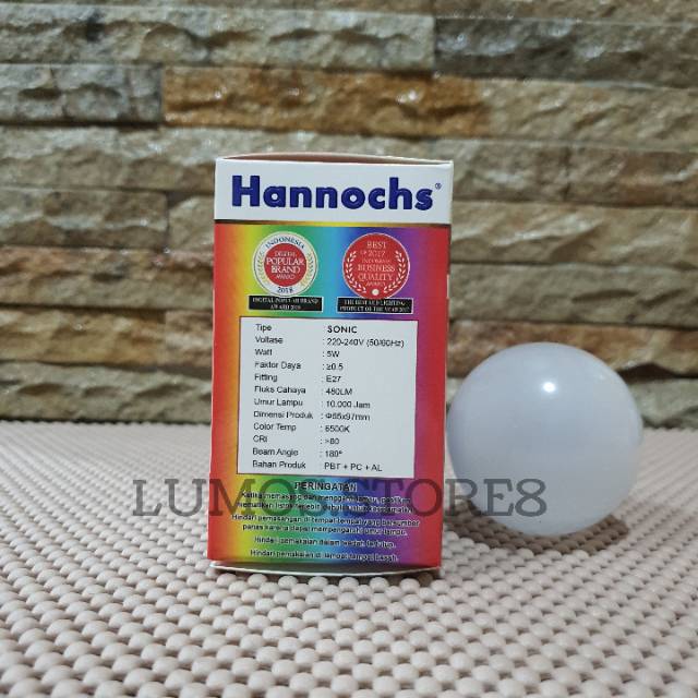 Lampu LED Hannochs 5 Watt SONIC