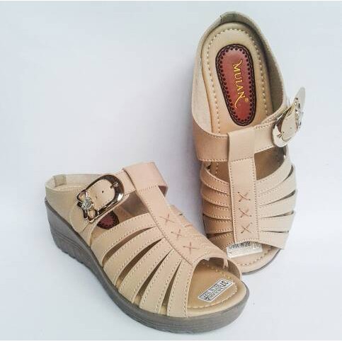 Sandal Wedges Wanita Mulan 1180