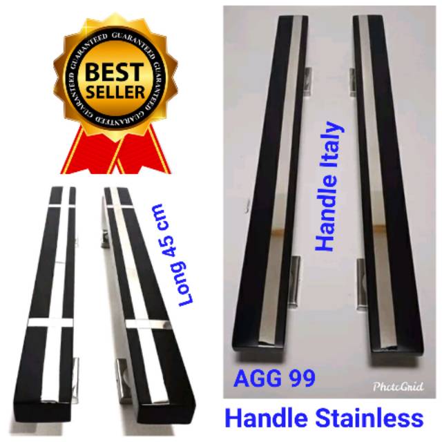 Pull Handle stainless italy long 45cm Handle tarikan pintu stainless Gagang pintu stainless 45 cm