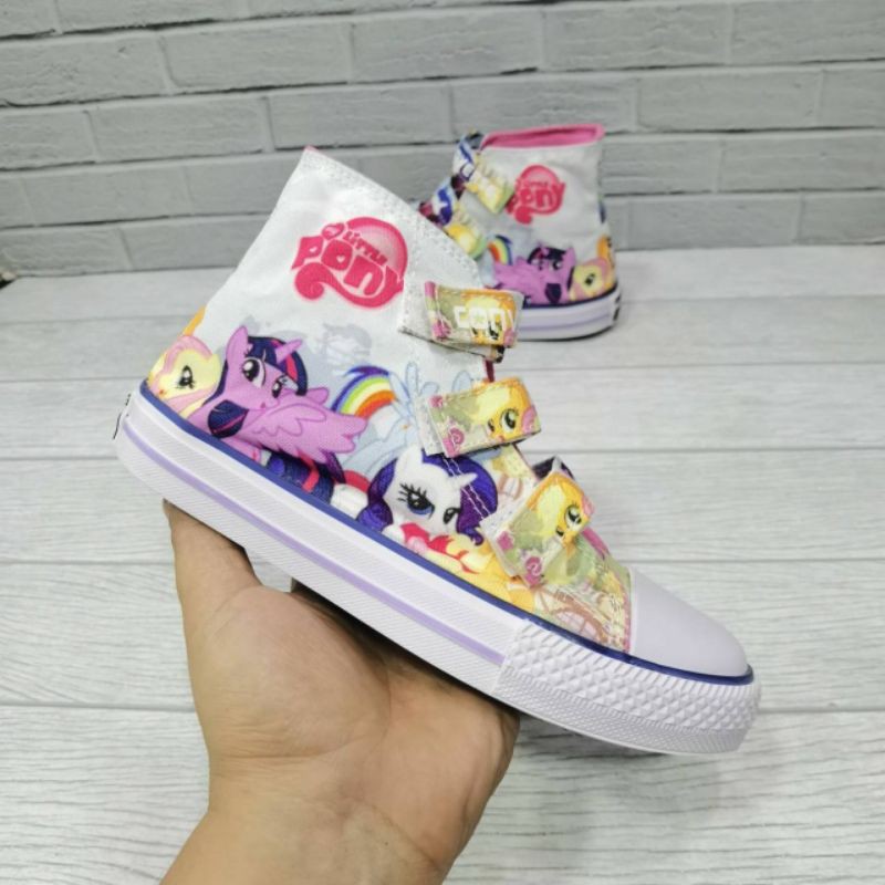 SEPATU KIDS ANAK CONVERSE ALL-STAR MOTIF LITTLE PONY HIGH 21-35