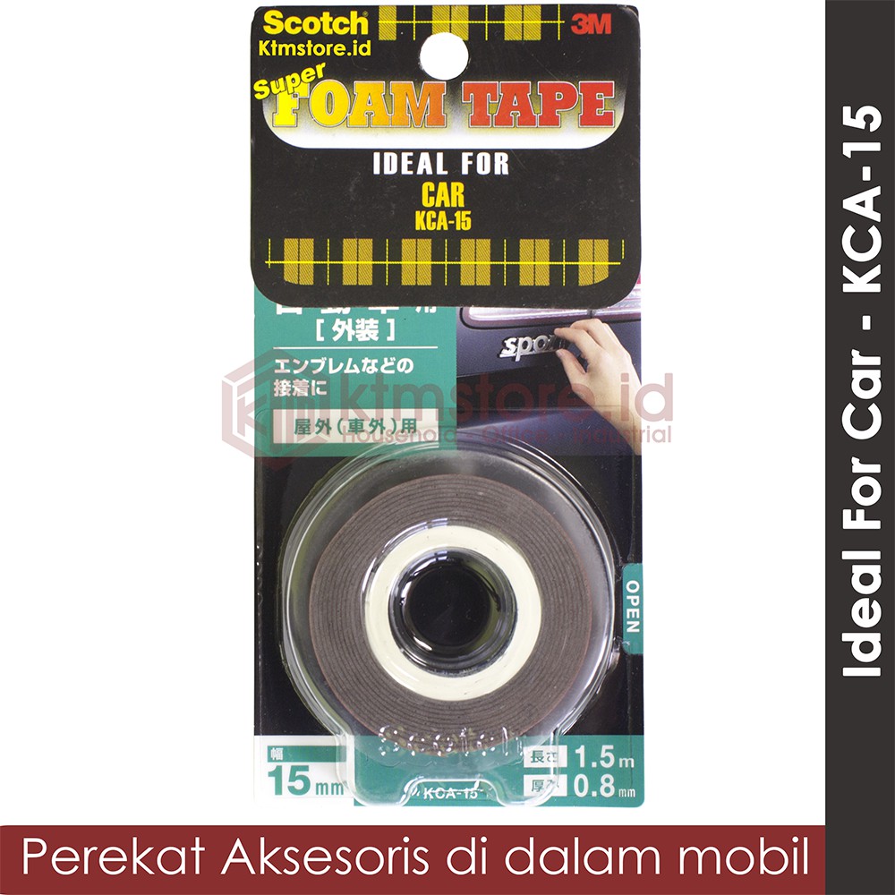 Double Tape Super Strong For Car Daya Rekat Terkuat 3M Scotch KCA-15