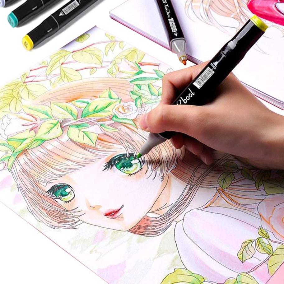 

Serbuuuu.. TouchFive 24/36/48/60/80 Warna Sketsa Spidol Umum General Marker Set Animation Markers
