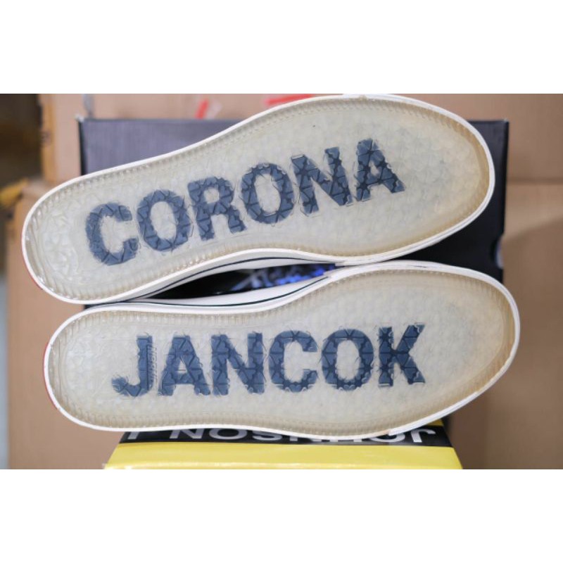SEPATU KASUAL LOKAL NO BRANDS CORONA JANCOK HIGH CUT