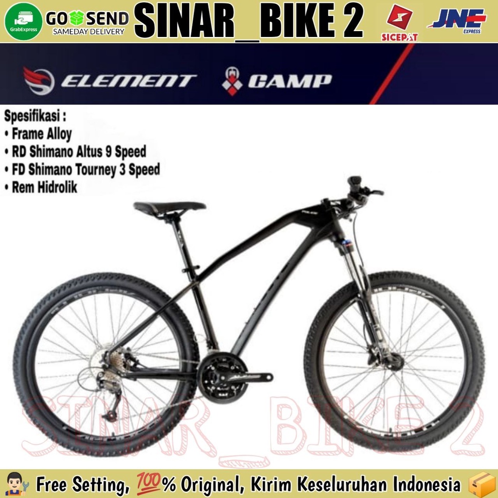 Sepeda Gunung 27.5 MTB ELEMENT POLICE VANCOUVER Y9 27 Speed Garansi