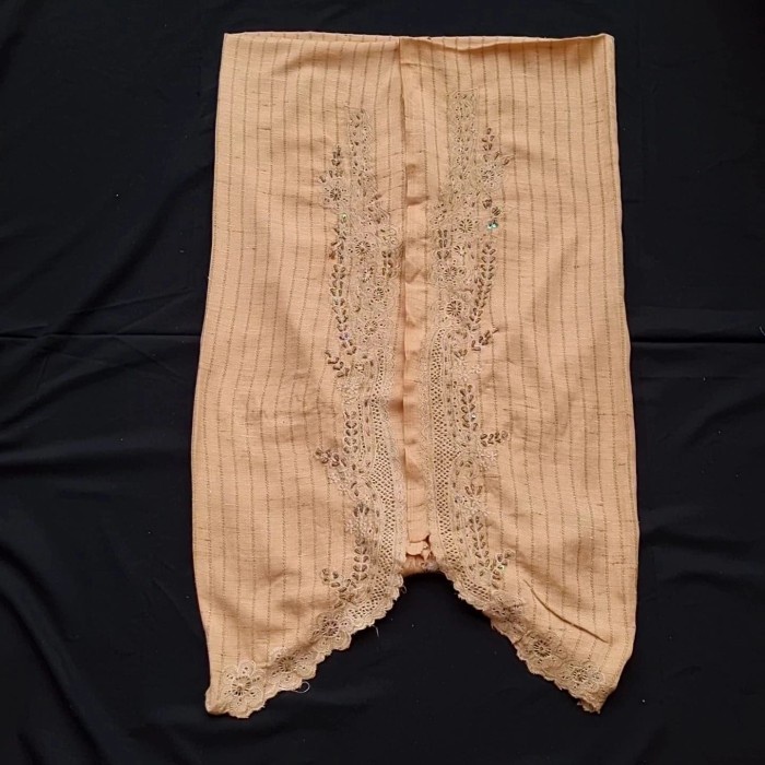 Kain Kebaya Katun Bordir Modern SN48 : Bahan Kain Katun Serat Nanas