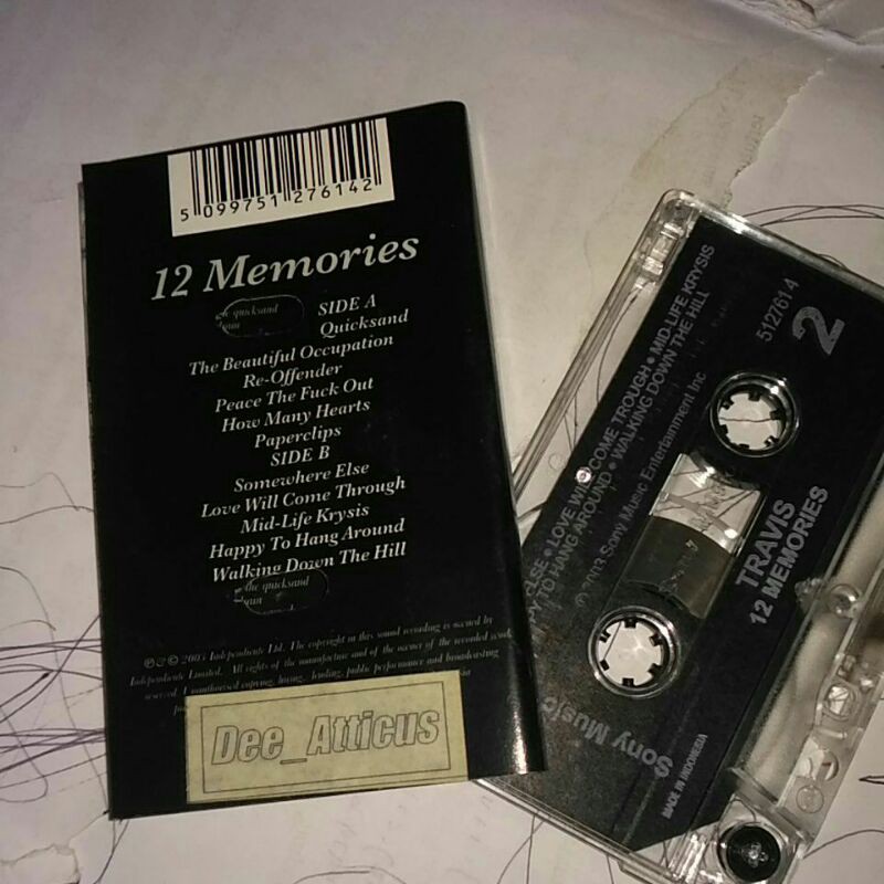 Kaset pita Travis- 12 Memories