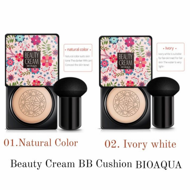 [COD] Bioaqua BB Cushion Whitening Beauty Cream Menutup Pori Garis Halus &amp; Noda di Wajah - BPOM 20 Gram