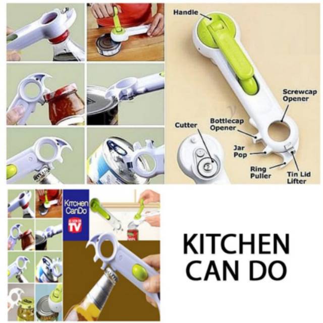 Pembuka Botol Kaleng 7 in 1 Kitchen Can Do Bottle Opener Dapur Stuff