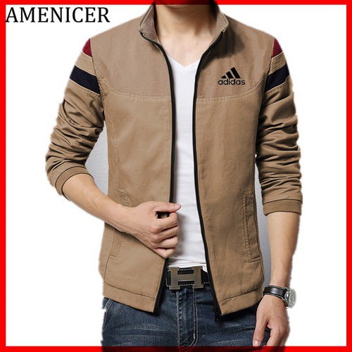Jaket Adidas Coklat CL jaket pria babyterry coklat