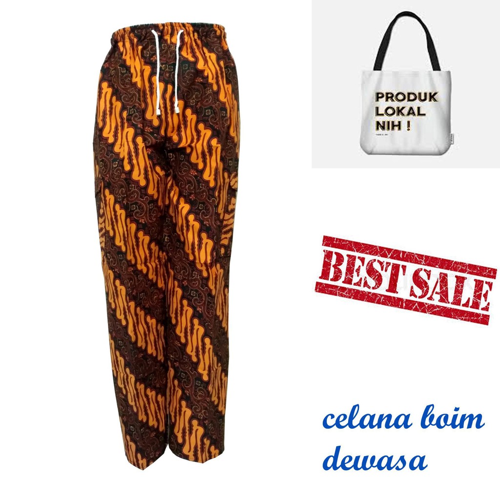 celana batik boim motif panjang/pointcloting