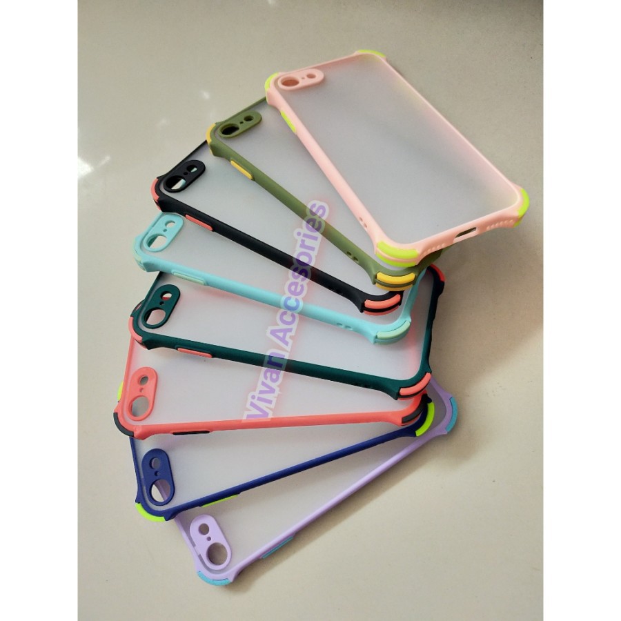 Case Iphone 6 Matte Colour ShockProof AntiCrack