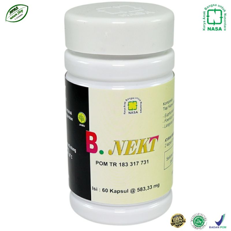 B.nekt Obat Herbal Khusus Menyembuhkan Paru-Paru Batuk Sesak Nafas Bronkhitis Original Asli Nasa