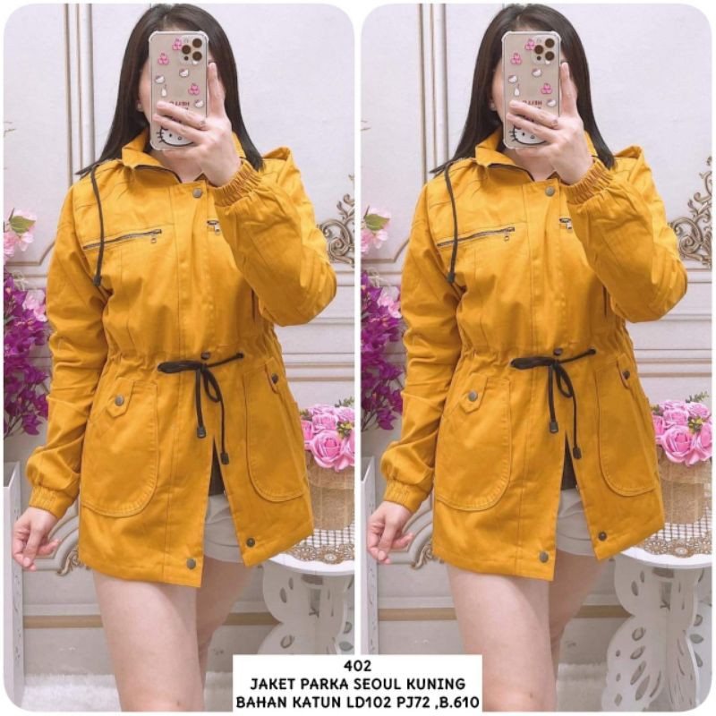 KM-402 JAKET PARKA SEOUL KUNING