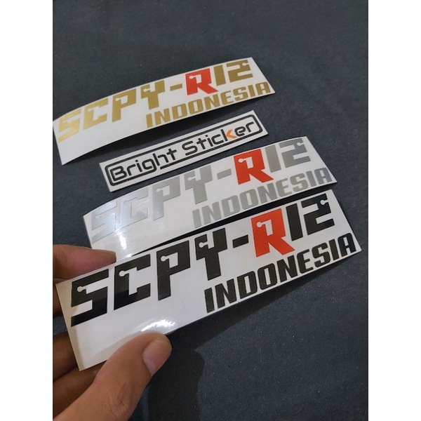 STICKER SCPY R12 SCOOPY R12 CUTTING