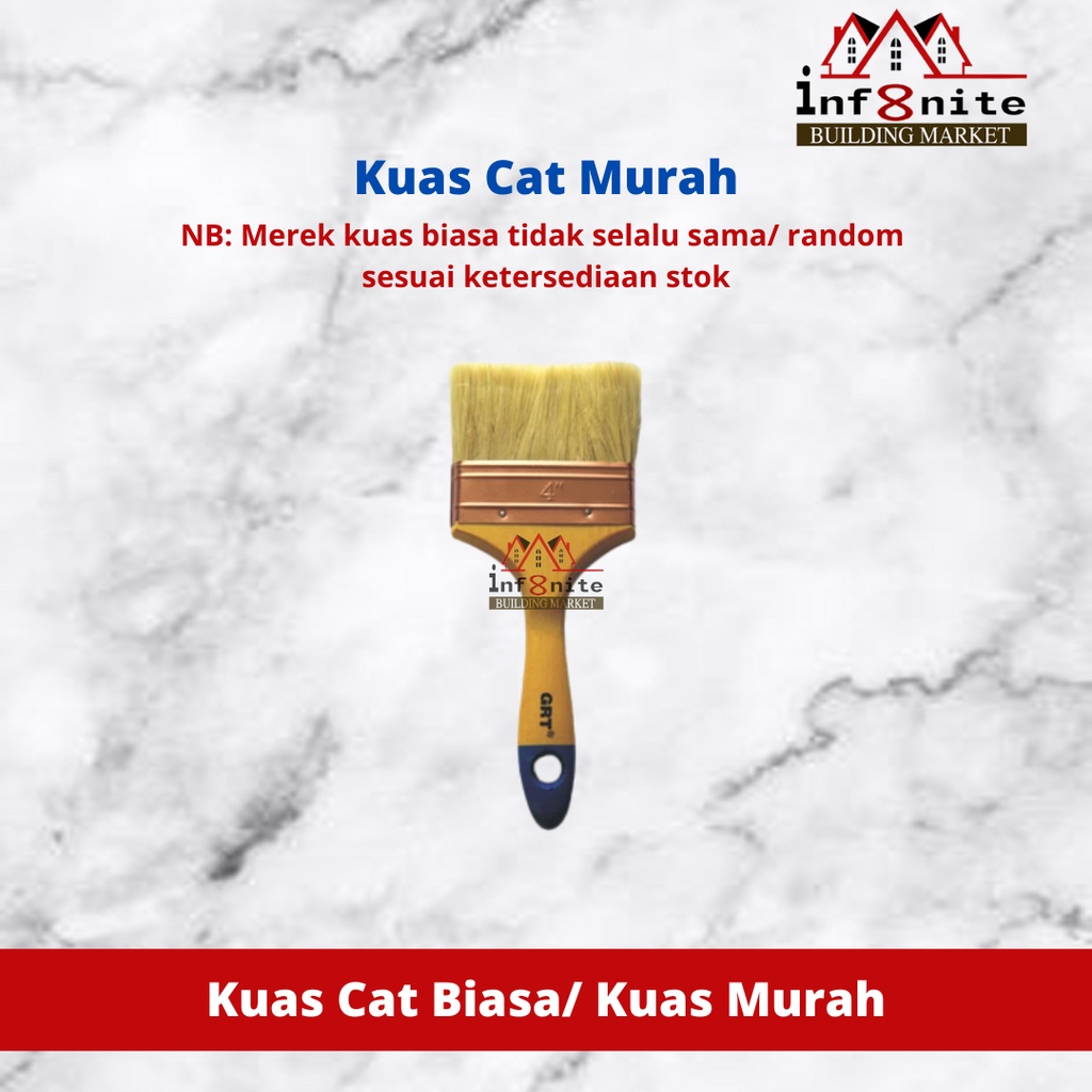 Kuas Cat Minyak Besi Kuas Cat Tembok Kuas Cat Murah Biasa