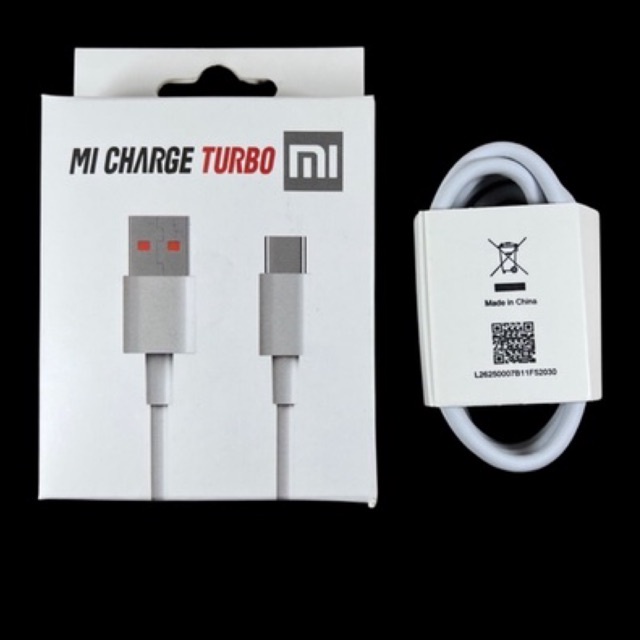 Kabel data Xiaomi Type C Turbo Charger Fast Charging ORIGINAL 100%