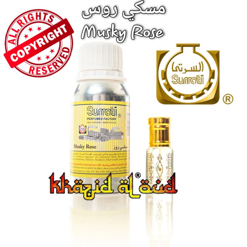 Khazid Al Oud - Parfum Musky Rose Surrati Original | Parfum Surrati Original