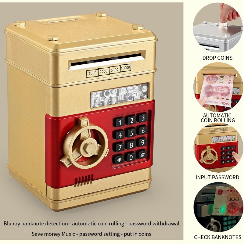 Celengan Anak Electronic Bank Model Brankas Safe Box Money Model Brankas T