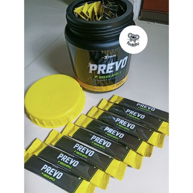 Evolene Prevo Preworkout Pre Workout 7 sachet Rasa Green Apple