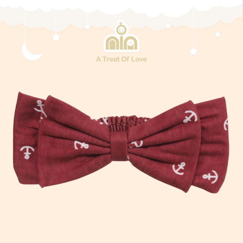 Bandana bayi perempuan motif anchor-bandana bayi motif lucu-bandana bayi murah