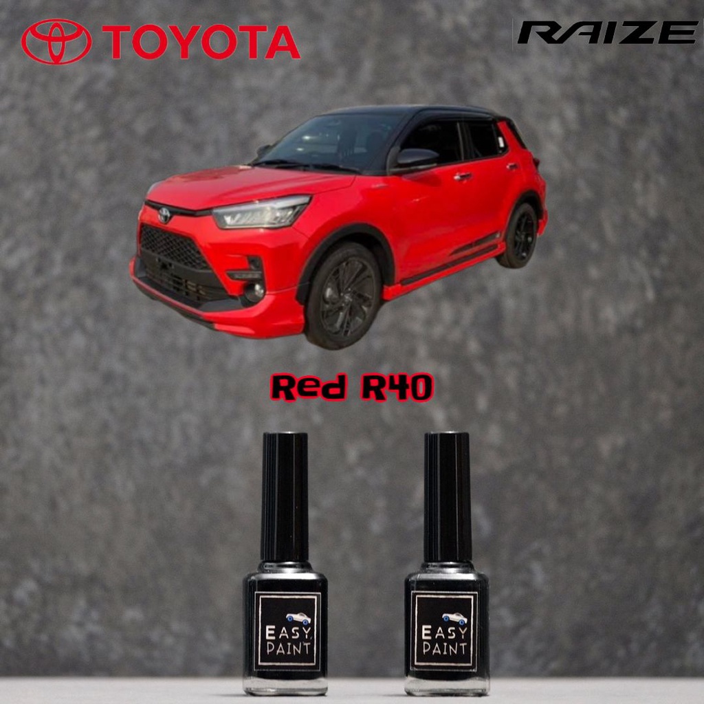 Cat Oles Red R40 Toyota Raize Merah Solid