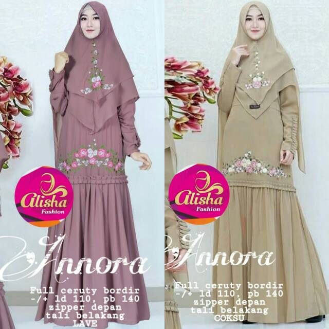 Gamis Annora matt Full Ceruty