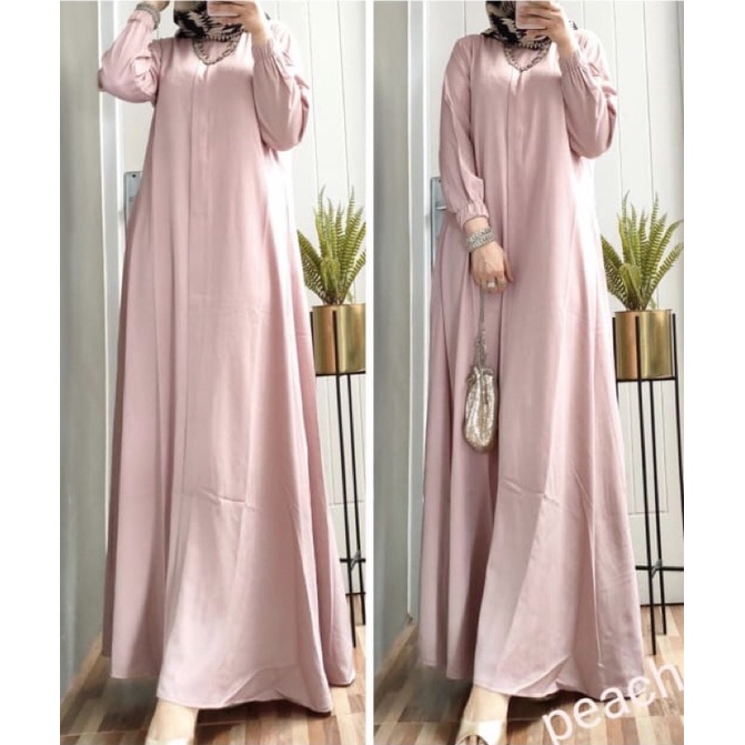 Dress Dasifa, Bahan Shakila Premium, ukuran Standar all size ld 110 Pb 140 fit to XL