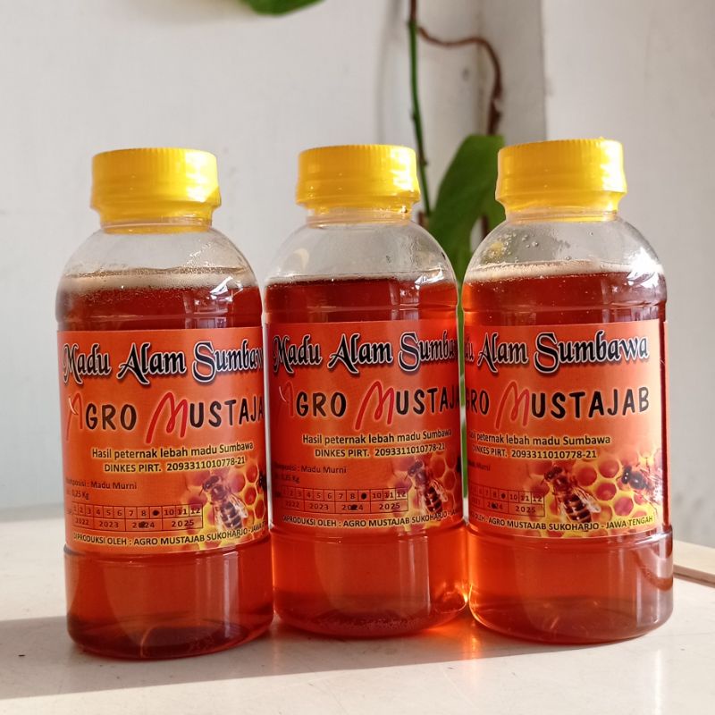 

Madu Alam Sumbawa Agro Mustajab kemasan 250gram