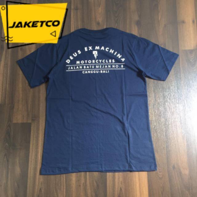 Promo T SHIRT KAOS DEUS EX MACHINA GOLD EDITION CANGGU ADDRESS BLACK AUTHENTIC ORIGINAL Murah