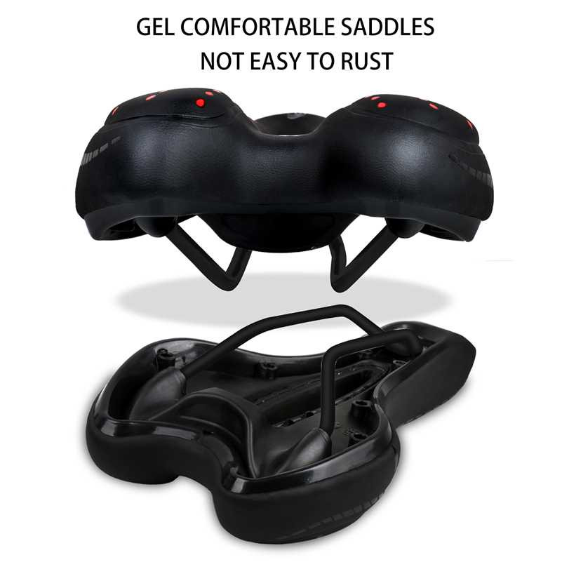 Jok Sepeda Empuk West Biking Sadel Breathable Silicone Gel Cushion PU Leather Anti Gerah Portable