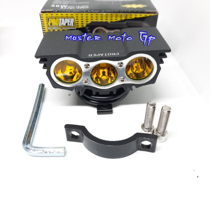 lampu tembak Owl 3 mata lampu depan motor Owl 3 Led worklamp lighting Protaper motorcycle accessories