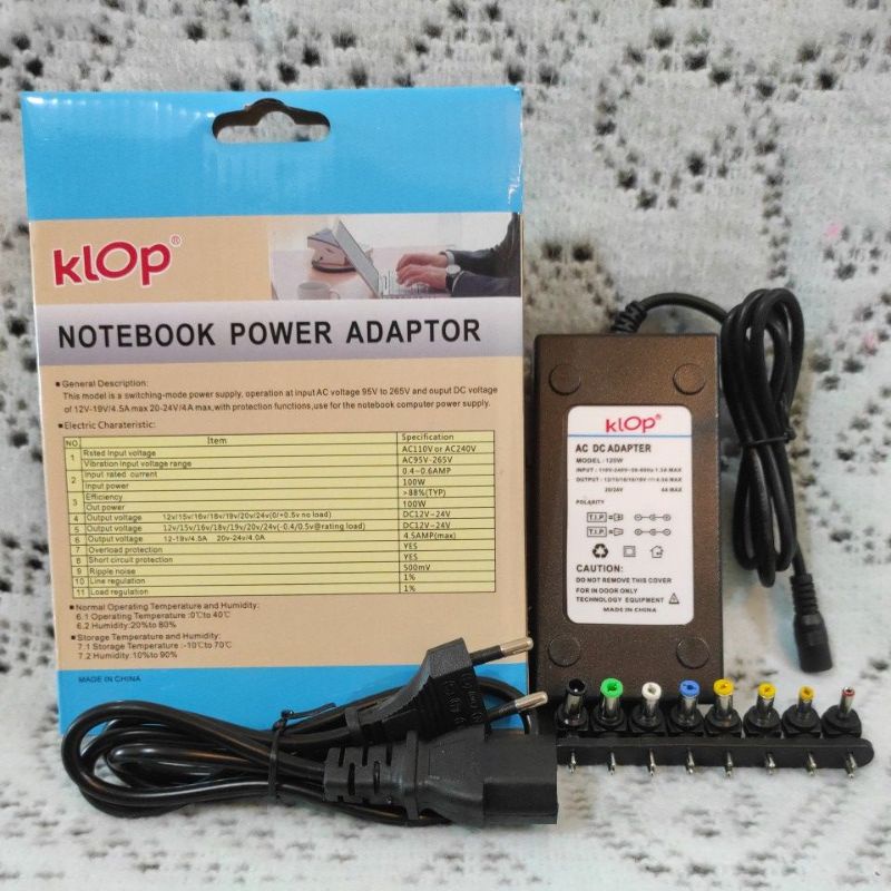 Adaptor 5A 12V-24V Multi KLOP