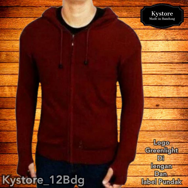 Sweater rajut ariel lengan panjang pakai pakai hoodie pakaian pria