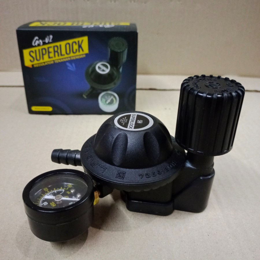 REGULATOR SUPERLOCK GRS 02 GRS02 REGULATOR TEKANAN RENDAH TANPA SELANG