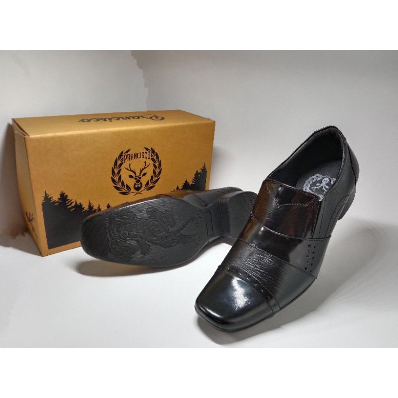 sepatu pantofel pria formal bahan kulit asli original leather PRANCISCO